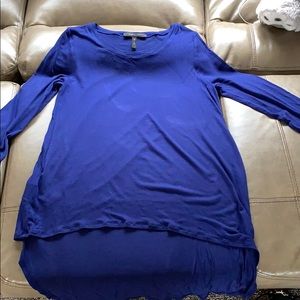 BCBG Maxazria asymmetrical long sleeve